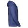 Sudadera con capucha y cremallera hombre R-266m-0. Color royal brillante.