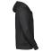 Sudadera con capucha y cremallera hombre R-266m-0. Color negro.