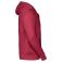 Sudadera con capucha y cremallera hombre R-266m-0. Color rojo clásico.