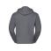 Sudadera con capucha y cremallera hombre R-266m-0. Color gris medio.
