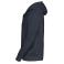 Sudadera con capucha y cremallera hombre R-266m-0. Color marino.