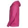 Sudadera con capucha y cremallera hombre R-266m-0. Color rosa.