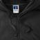 Sudadera con capucha y cremallera hombre R-266m-0. Color negro.