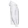 Sudadera con capucha y cremallera hombre R-266m-0. Color blanco.