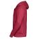 Sudadera con capucha y cremallera hombre R-266m-0. Color rojo clásico.