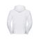 Sudadera con capucha y cremallera hombre R-266m-0. Color blanco.