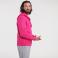 Sudadera con capucha y cremallera hombre R-266m-0. Color rosa.