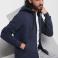 Sudadera con capucha y cremallera hombre R-266m-0. Color marino.