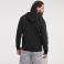 Sudadera con capucha y cremallera hombre R-266m-0. Color negro.