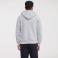 Sudadera con capucha y cremallera hombre R-266m-0. Color light oxford.