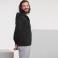 Sudadera con capucha y cremallera hombre R-266m-0. Color negro.