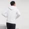 Sudadera con capucha y cremallera hombre R-266m-0. Color blanco.