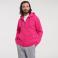Sudadera con capucha y cremallera hombre R-266m-0. Color rosa.
