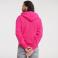 Sudadera con capucha y cremallera hombre R-266m-0. Color rosa.