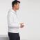 Sudadera con capucha y cremallera hombre R-266m-0. Color blanco.