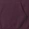 Sudadera con capucha unisex R-575m-0. Color burdeos.