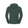 Sudadera con capucha unisex R-575m-0. Color verde botella.