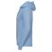Sudadera con capucha unisex R-575m-0. Color azul cielo.