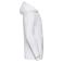 Sudadera con capucha unisex R-575m-0. Color blanco.