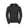 Sudadera con capucha unisex R-575m-0. Color negro.