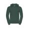 Sudadera con capucha unisex R-575m-0. Color verde botella.