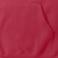 Sudadera con capucha unisex R-575m-0. Color rojo clásico.