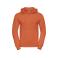 Sudadera con capucha unisex R-575m-0. Color naranja.