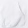 Sudadera con capucha unisex R-575m-0. Color blanco.