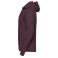 Sudadera con capucha unisex R-575m-0. Color burdeos.
