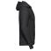 Sudadera con capucha unisex R-575m-0. Color negro.