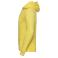 Sudadera con capucha unisex R-575m-0. Color amarillo.