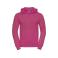 Sudadera con capucha unisex R-575m-0. Color rosa.
