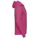 Sudadera con capucha unisex R-575m-0. Color rosa.