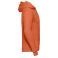 Sudadera con capucha unisex R-575m-0. Color naranja.