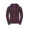 Sudadera con capucha unisex R-575m-0. Color burdeos.
