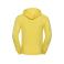 Sudadera con capucha unisex R-575m-0. Color amarillo.