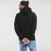 Sudadera con capucha unisex R-575m-0. Color negro.