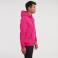 Sudadera con capucha unisex R-575m-0. Color rosa.