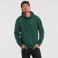 Sudadera con capucha unisex R-575m-0. Color verde botella.