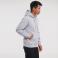 Sudadera con capucha unisex R-575m-0. Color light oxford.