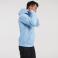Sudadera con capucha unisex R-575m-0. Color azul cielo.