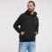 Sudadera con capucha unisex R-575m-0. Color negro.