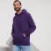 Sudadera con capucha unisex R-575m-0. Color púrpura mármol.