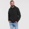Sudadera con capucha unisex R-575m-0. Color negro.