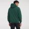 Sudadera con capucha unisex R-575m-0. Color verde botella.