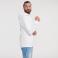 Sudadera con capucha unisex R-575m-0. Color blanco.