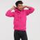 Sudadera con capucha unisex R-575m-0. Color rosa.