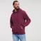 Sudadera con capucha unisex R-575m-0. Color burdeos.