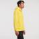 Sudadera con capucha unisex R-575m-0. Color amarillo.