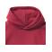 Sudadera con capucha niño R-575b-0. Color rojo clásico.